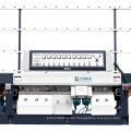 Máquina de bordes redondos de vidrio PLC 9 Motors de alta eficiencia para molienda de vidrio